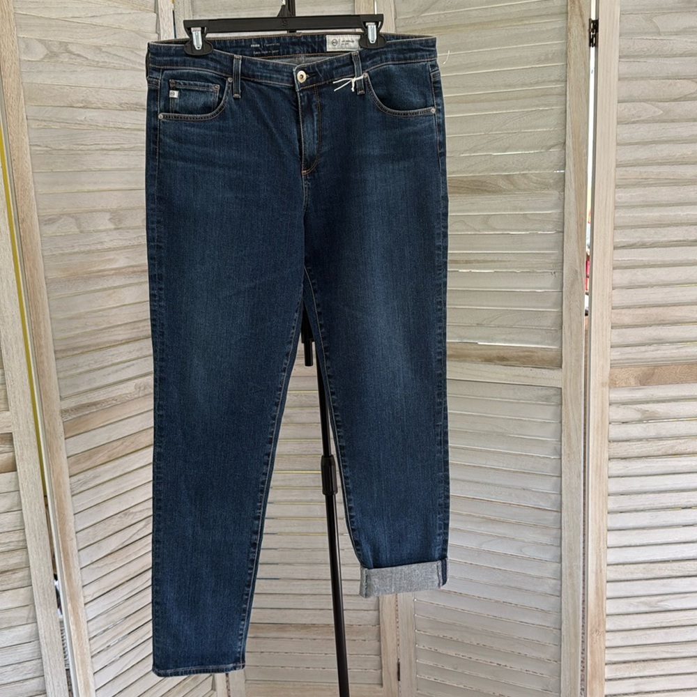 AG PRIMA VAPOR WASH CIGARETTE LEG Jeans NWT Size 33